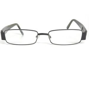 Baron 5165 Eyeglasses Frames Black Rectangular 54-17-150 BLK Full Rim 22001